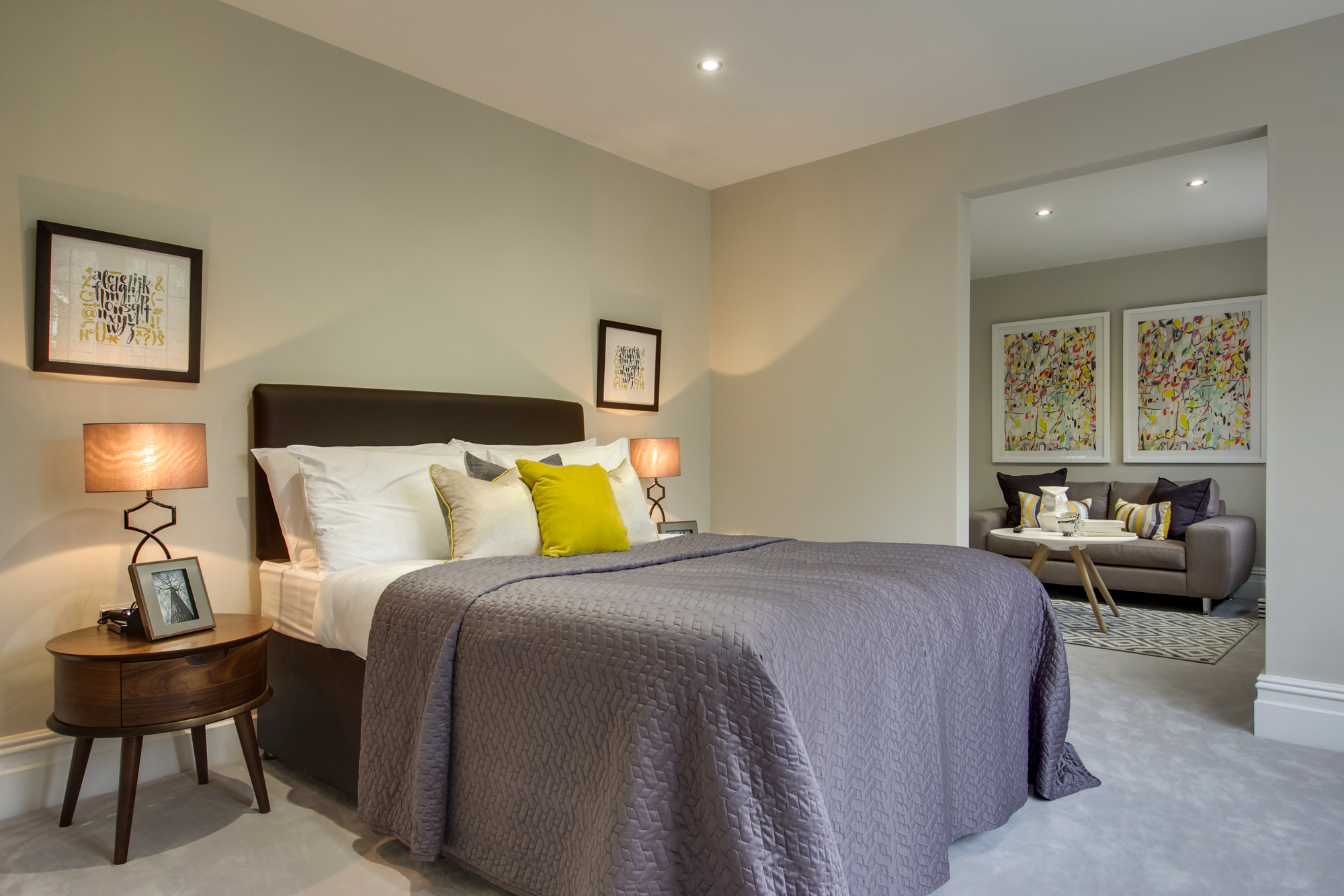 Third bedroom in Butterfly House