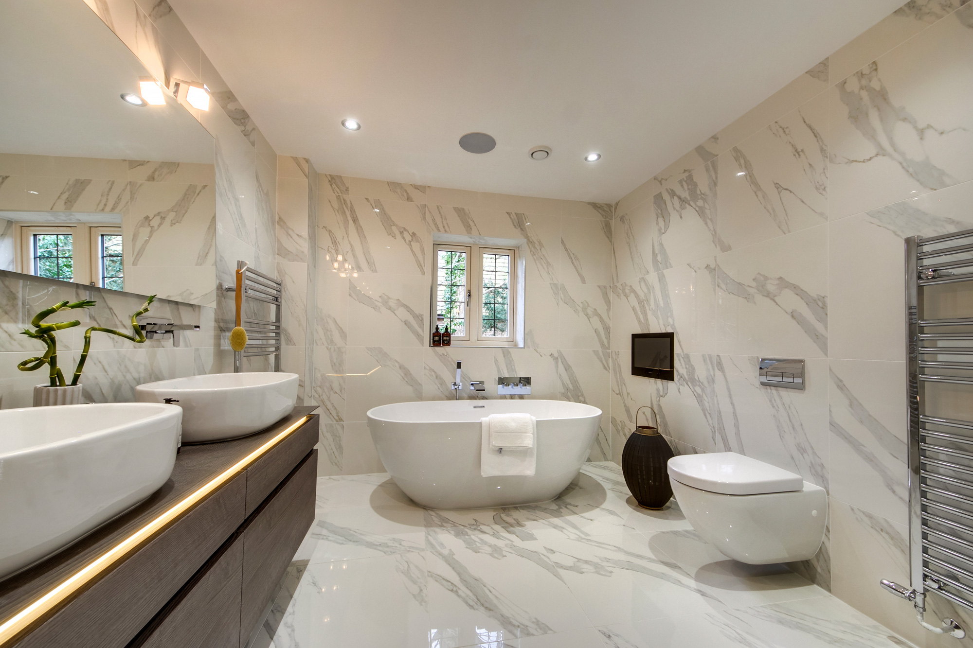 Master suite in Butterfly House