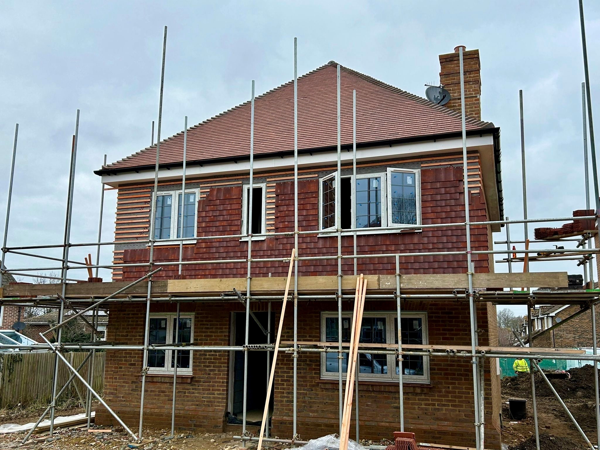 Scaffolding Removal at Willow Place